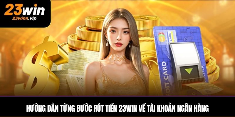 Hướng dẫn từng bước rút tiền 23WIN về tài khoản ngân hàng